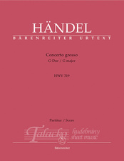 Concerto grosso in G major op. 6/1 HWV 319 (cembalo)